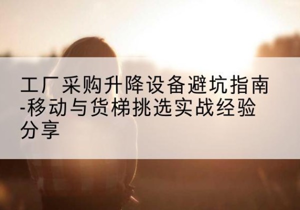 德兴移动式升降机怎么选-工厂采购升降设备避坑指南-移动与货梯挑选实战经验分享